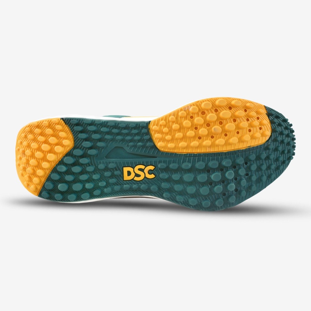 DSC EndGame Cricket Shoes (Green / Yellow), GRYL26, 10 DSC EndGame Cricket Shoes (Green / Yellow), GRYL26, 10