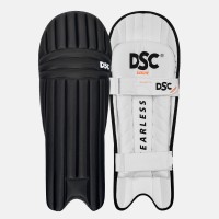 DSC Flex Lite Moulded Batting Leg Guard (Black), Mens Left