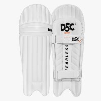 DSC Flex Lite Moulded Batting Leg Guard (White), Mens Ambi