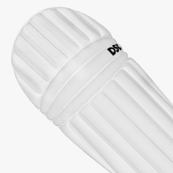 DSC Flex Lite Moulded Batting Leg Guard (White)