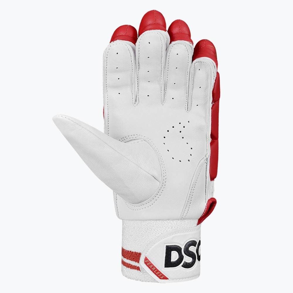 DSC Flite 20/20 Batting Gloves (Red), Mens Left