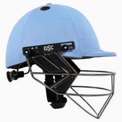 DSC Fort 44 Lite Titanium Cricket Helmet, Sky Blue