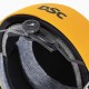 DSC Fort 44 Lite Titanium Cricket Helmet, Yellow, Large