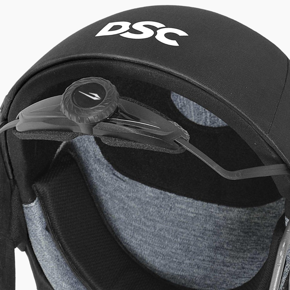 DSC Fort 44 Pro Cricket Helmet, Black, Large DSC Fort 44 Pro Cricket Helmet, Black, Large