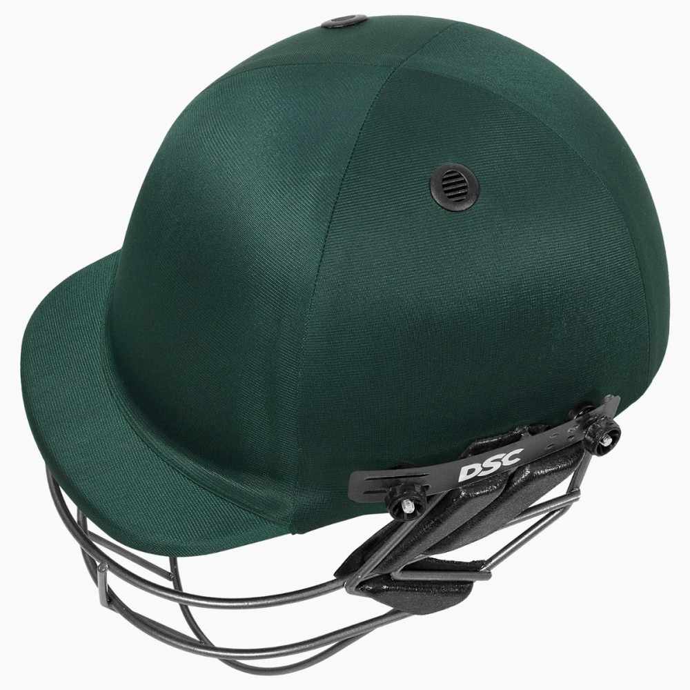 DSC Fort 44 Pro Cricket Helmet, Green, Large