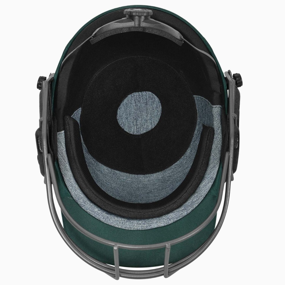 DSC Fort 44 Pro Cricket Helmet, Green, Large