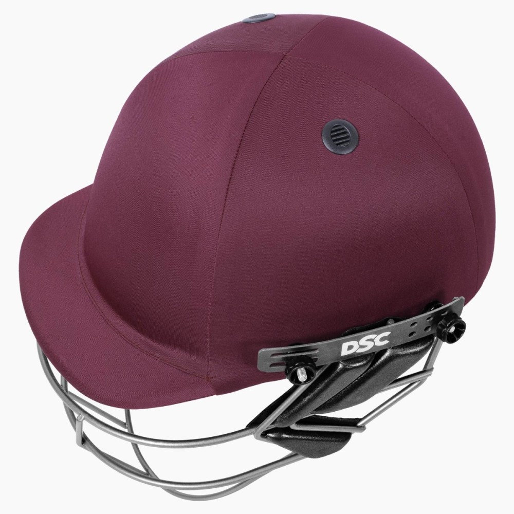 DSC Fort 44 Pro Cricket Helmet, Maroon, Large DSC Fort 44 Pro Cricket Helmet, Maroon, Large