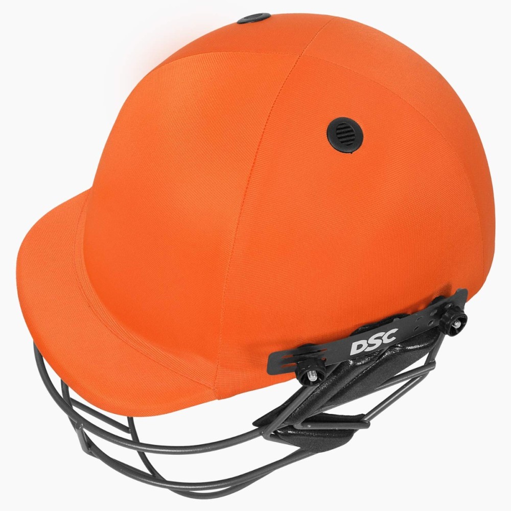 DSC Fort 44 Pro Cricket Helmet, Orange, Large DSC Fort 44 Pro Cricket Helmet, Orange, Large