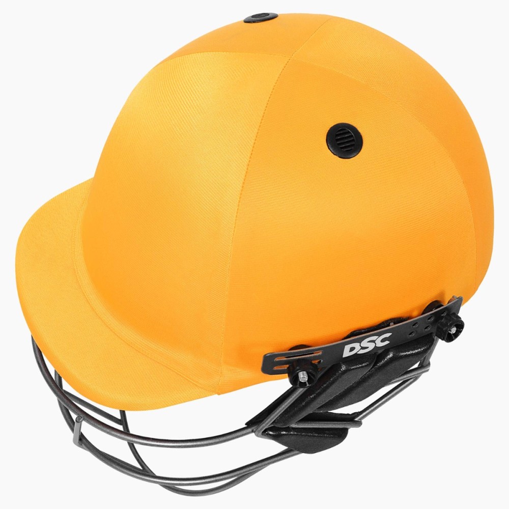 DSC Fort 44 Pro Cricket Helmet, Yellow, Large DSC Fort 44 Pro Cricket Helmet, Yellow, Large
