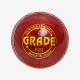 DSC Grade Leather Ball, Red