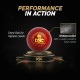 DSC Grade Leather Ball, Red