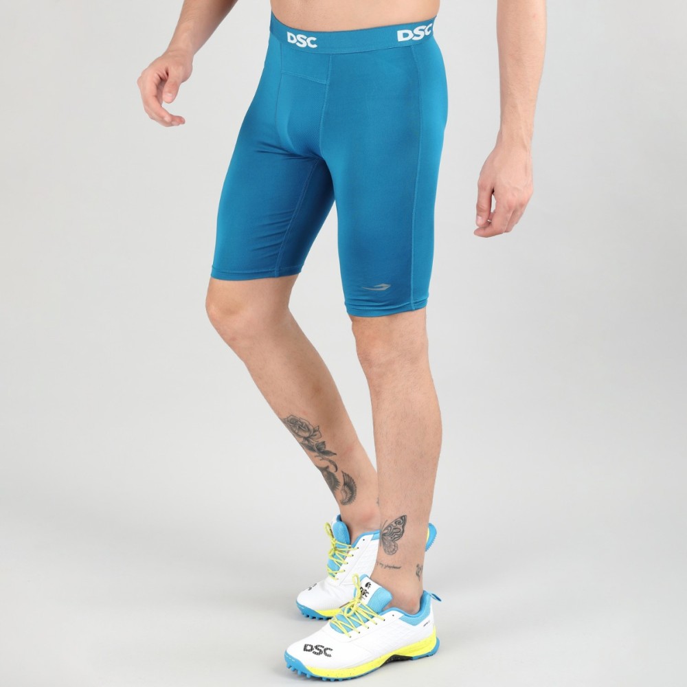 DSC Half Tight Compression, Dark Azure, Large