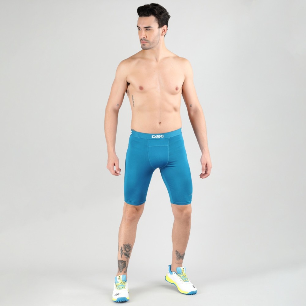 DSC Half Tight Compression, Dark Azure, Large