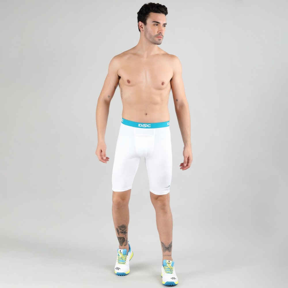 DSC Half Tight Compression, Off White, Large