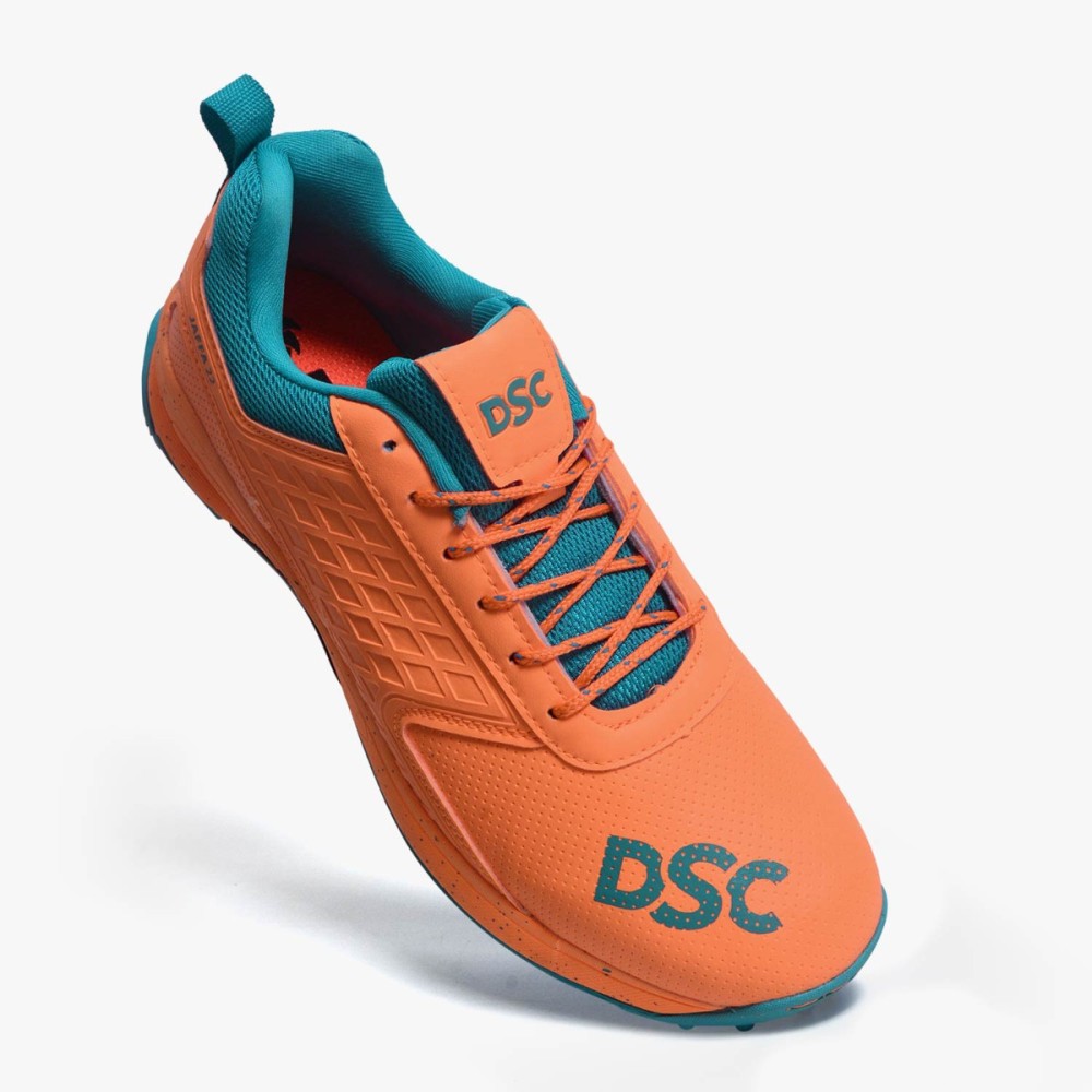 DSC Jaffa 22 Cricket Shoes (Orange), Orange, 10