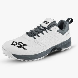 DSC Jaffa 22 Cricket Shoes (White / Grey)