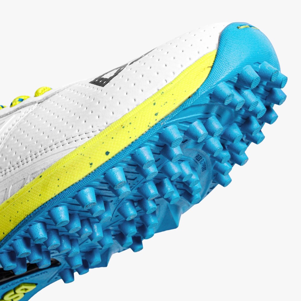 DSC Jaffa 22 Cricket Shoes (White / Lime Yellow), White/lemon Yellow, 10 DSC Jaffa 22 Cricket Shoes (White / Lime Yellow), White/lemon Yellow, 10