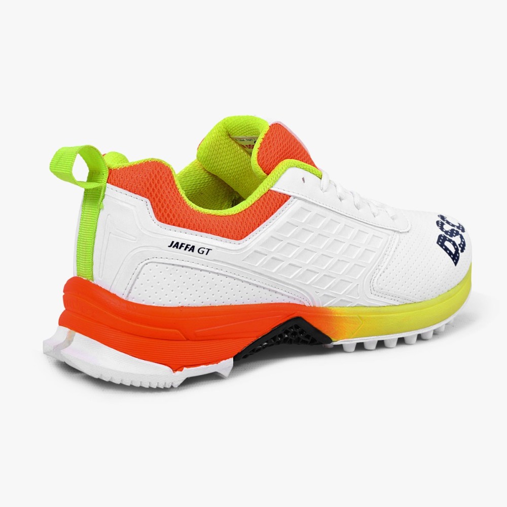 DSC Jaffa GT Cricket Shoes (Lime / Orange), LMOR24, 10