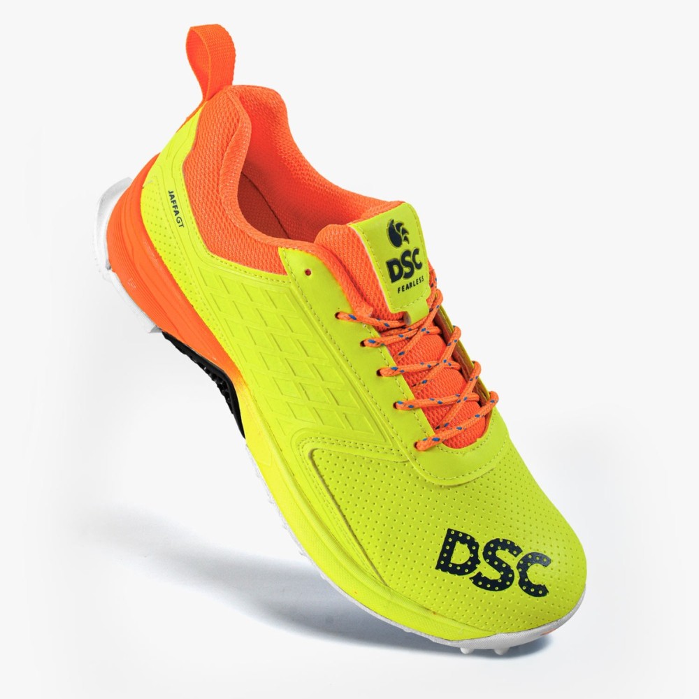 DSC Jaffa GT Cricket Shoes (Lime Yellow), LY25, 10