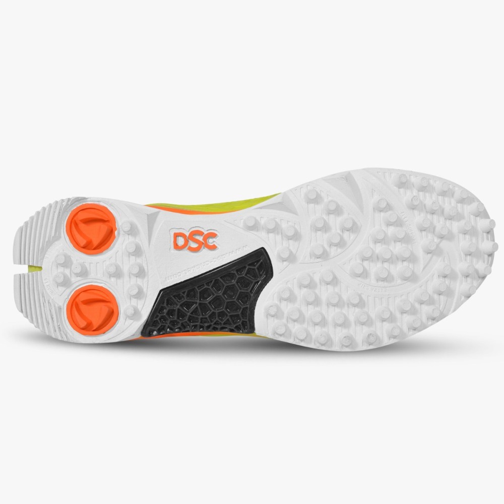 DSC Jaffa GT Cricket Shoes (Lime Yellow), LY25, 10