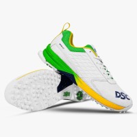 DSC Jaffa GT Cricket Shoes (Yellow / Green), YLGR24, 10