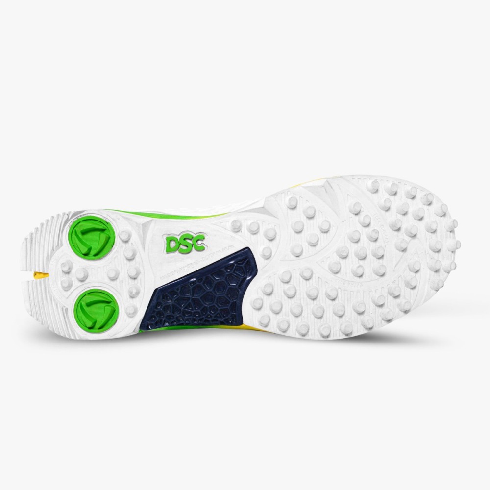 DSC Jaffa GT Cricket Shoes (Yellow / Green), YLGR24, 10
