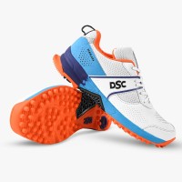 DSC Jaffa Neo Cricket Shoes (Blue / Orange), Blue/orange, 10