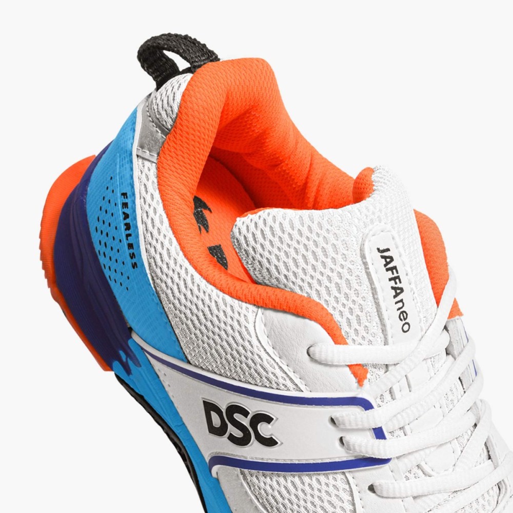 DSC Jaffa Neo Cricket Shoes (Blue / Orange), Blue/orange, 10 DSC Jaffa Neo Cricket Shoes (Blue / Orange), Blue/orange, 10