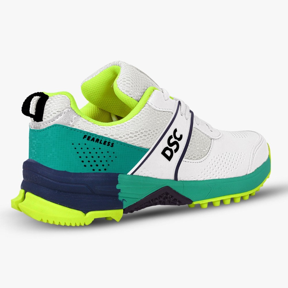 DSC Jaffa Neo Cricket Shoes (Sea Green / Yellow), Sea Green/fl.yellow, 10