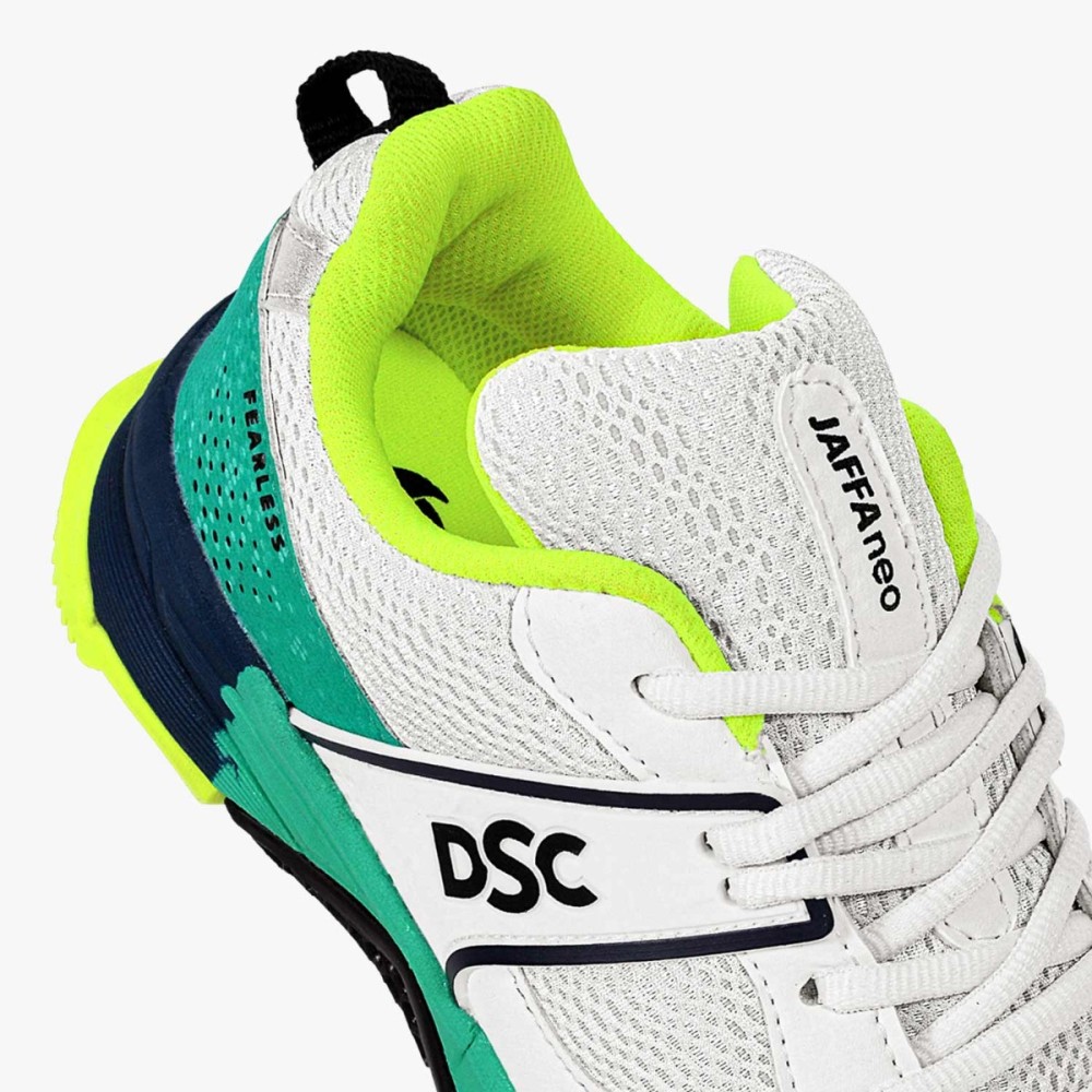 DSC Jaffa Neo Cricket Shoes (Sea Green / Yellow), Sea Green/fl.yellow, 10
