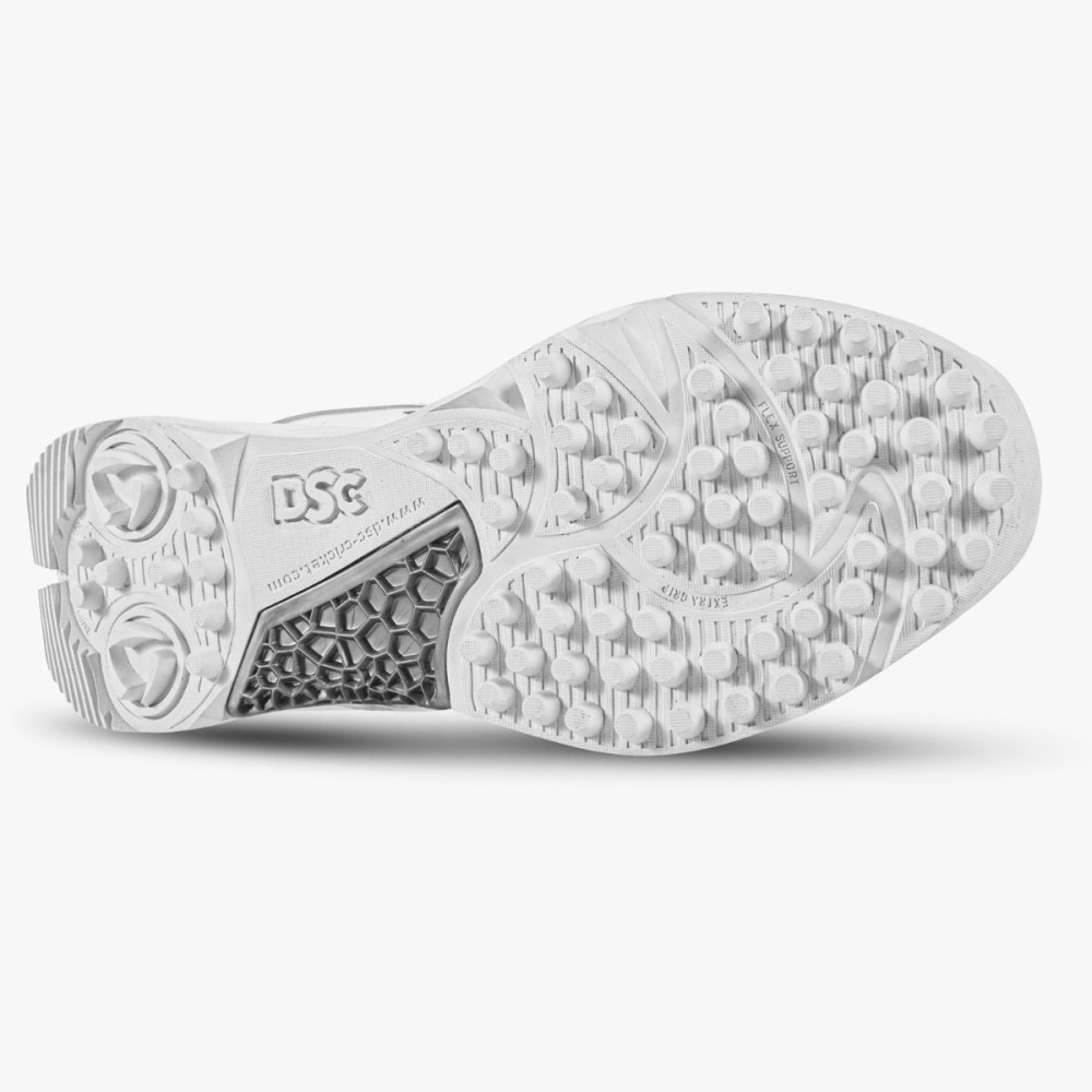 DSC Jaffa Neo Cricket Shoes (White / Silver), White, 10 DSC Jaffa Neo Cricket Shoes (White / Silver), White, 10