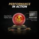 DSC Match Grade Leather Ball, Red