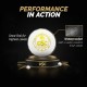 DSC Match Grade Leather Ball, White