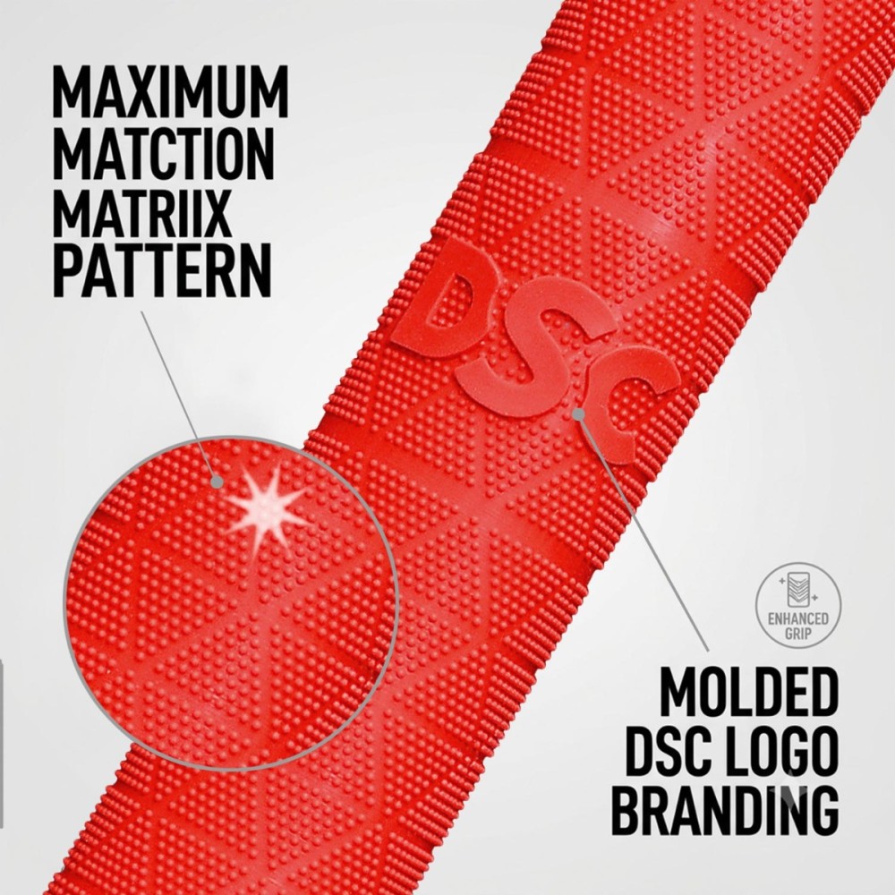 DSC Microtek Bat Grip, Red