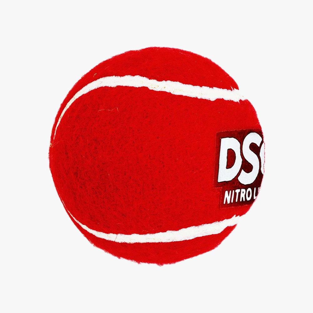 DSC Nitro Lite Tennis Ball (12 Balls), Red