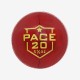 DSC Pace 20 Leather Ball, Red