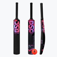 DSC Panther Plastic Bat (Black, Junior), 2