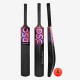 DSC Panther Plastic Bat (Black, Mens), Mens
