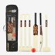 DSC Phoenix Cricket Set (White, Junior), Size 2