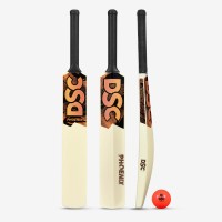 DSC Phoenix Plastic Bat (Junior, White), 2