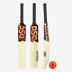 DSC Phoenix Plastic Bat (White, Mens), Mens