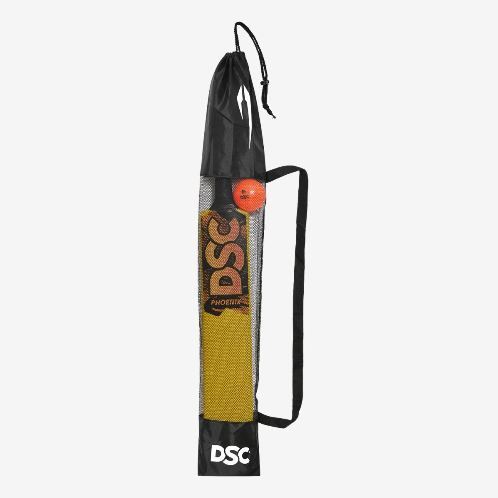 DSC Phoenix Plastic Bat (Yellow, Junior), 2