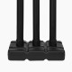 DSC Plastic Cricket Stumps (Mens), Black
