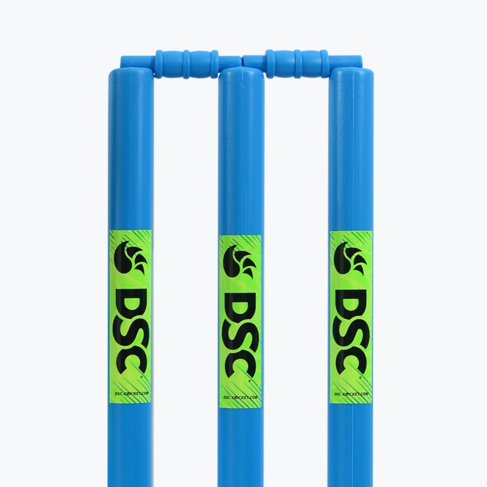 DSC Plastic Cricket Stumps (Mens), Blue