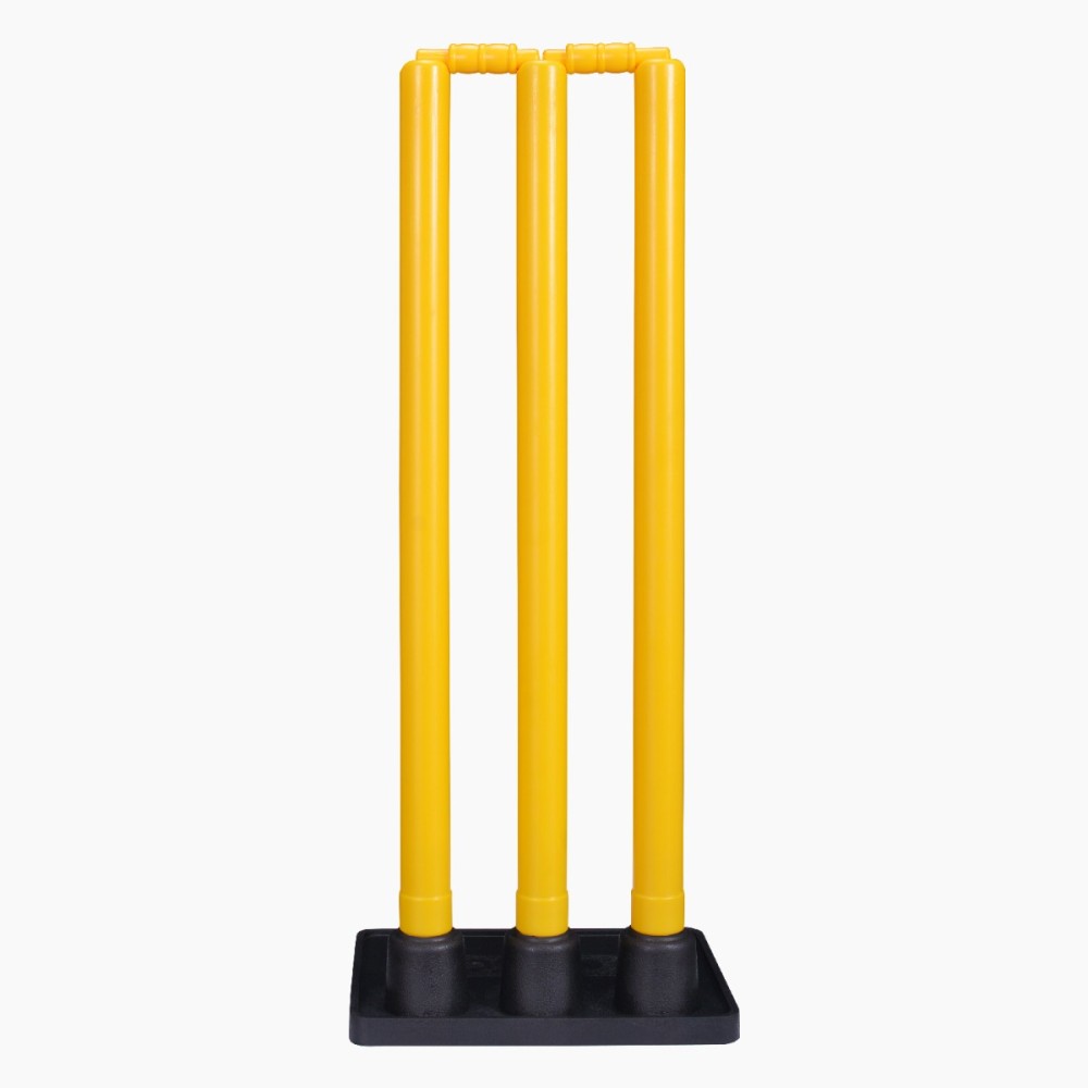 DSC Plastic Cricket Stumps (With Rubber Base)