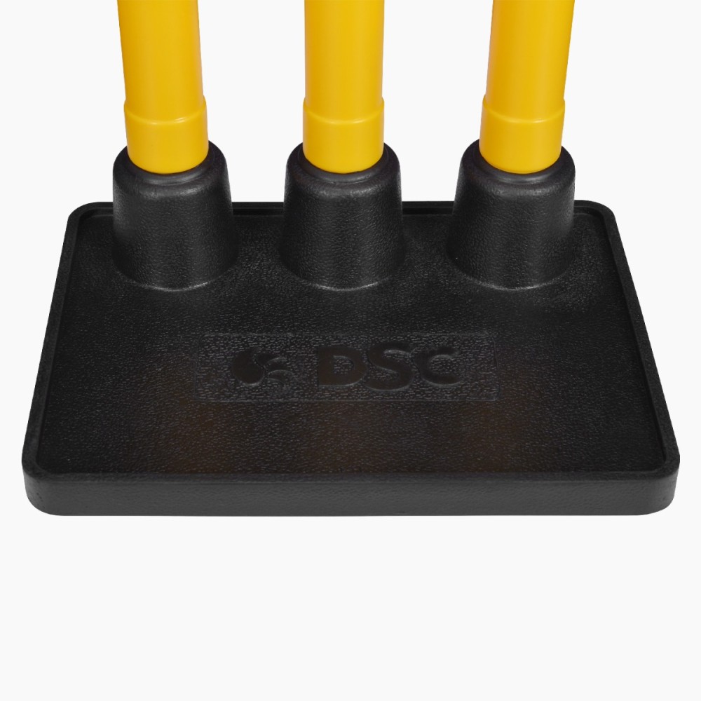 DSC Plastic Cricket Stumps (With Rubber Base)