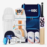 DSC Premium Kashmir Willow Cricket Kit, 3, Left
