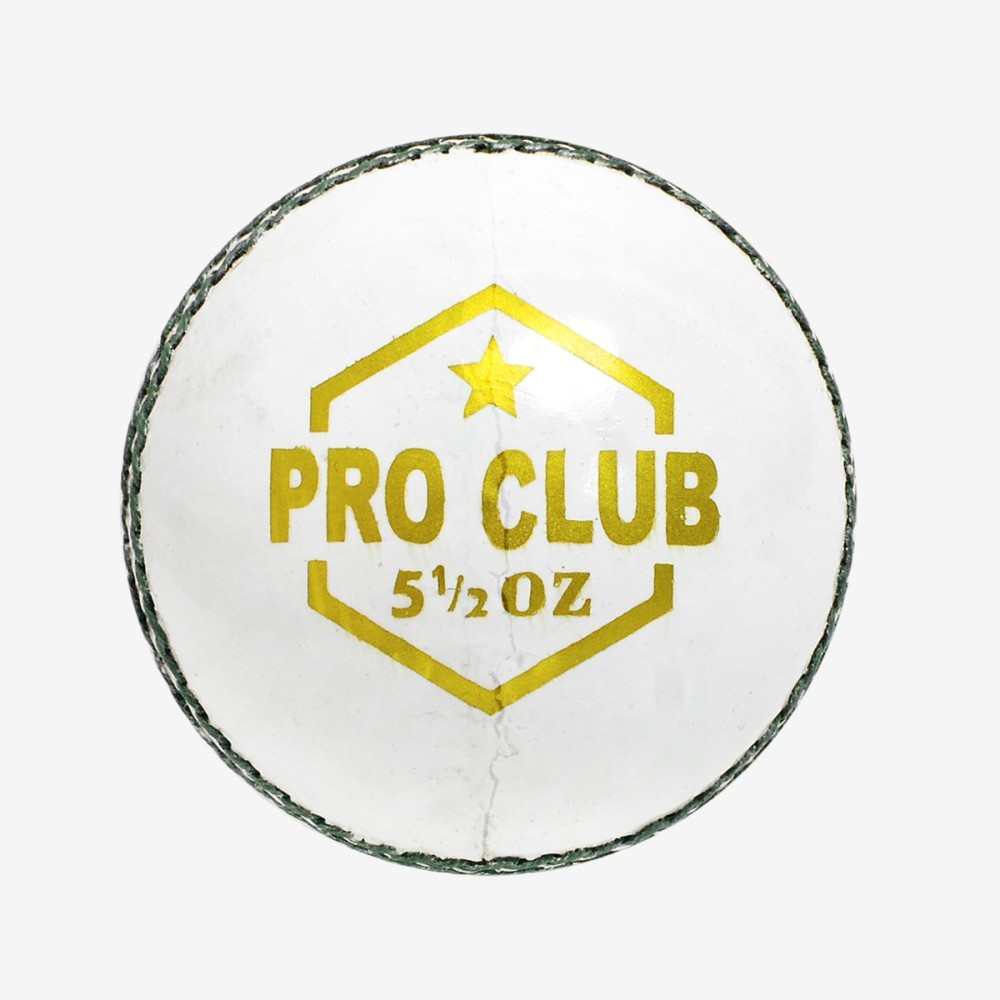 DSC Pro Club Leather Ball, White DSC Pro Club Leather Ball, White