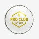 DSC Pro Club Leather Ball, White DSC Pro Club Leather Ball, White