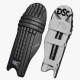 DSC Pro X Batting Leg Guard (Black), Mens Left